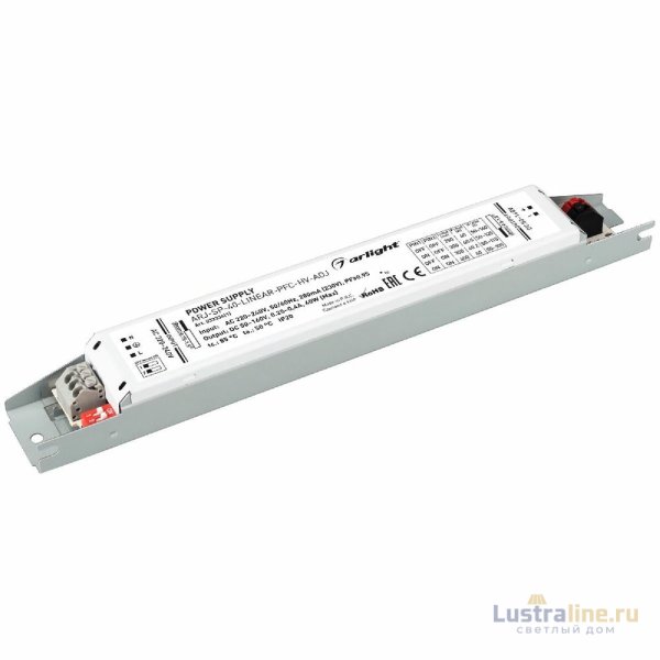 Блок питания Arlight ARJ-SP-40-LINEAR-PFC-HV-ADJ (40W, 50-160V, 0.25-0.4A, IP20) 033334(1)