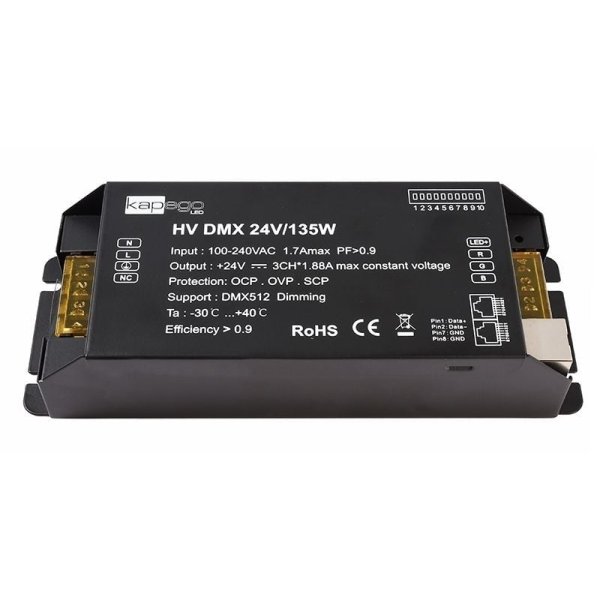 Блок питания Deko-Light HV DMX 135Вт 100-240В IP20 843275