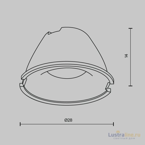 Линза Maytoni Downlight LensD28-24