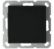 Накладка-заглушка Jasmart черный матовый (soft touch) в комплекте с суппортом G8001PB