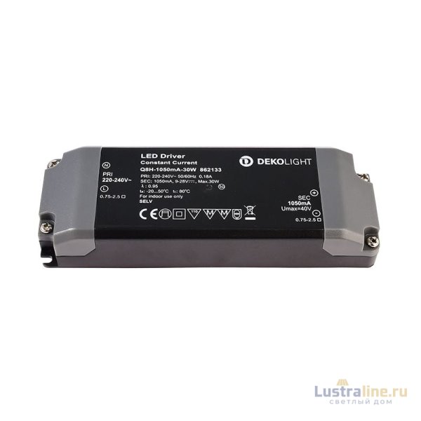Блок питания Deko-Light Power supply 30Вт 220-240В IP20 862133