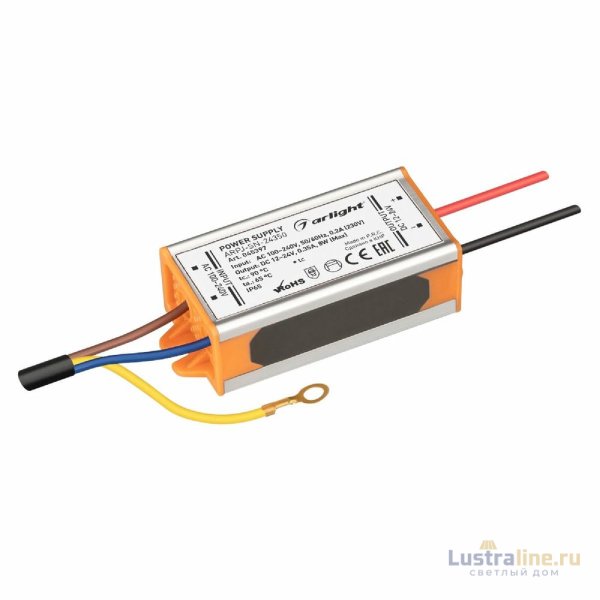 Блок питания Arlight ARPJ-SN-24350 (8W, 12-24V, 350mA, IP65) 045397