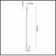 Запасной крюк Odeon Light Corda 4391/40K