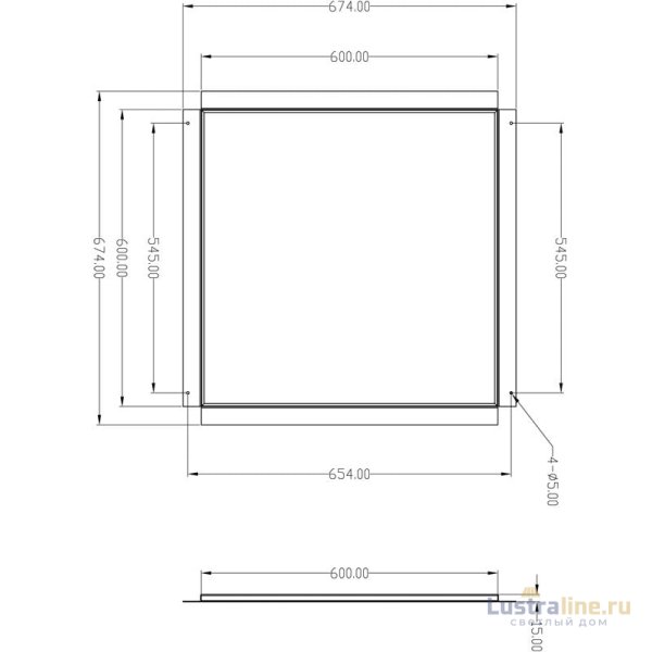 Рамка Deko-Light Frame for plaster 930231
