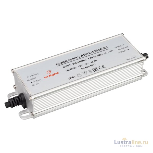 Блок питания Arlight ARPV-12150-A1 (12V, 12.5A, 150W) 034206