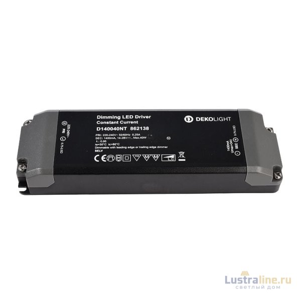 Блок питания Deko-Light Power supply 40Вт 220-240В IP20 862138