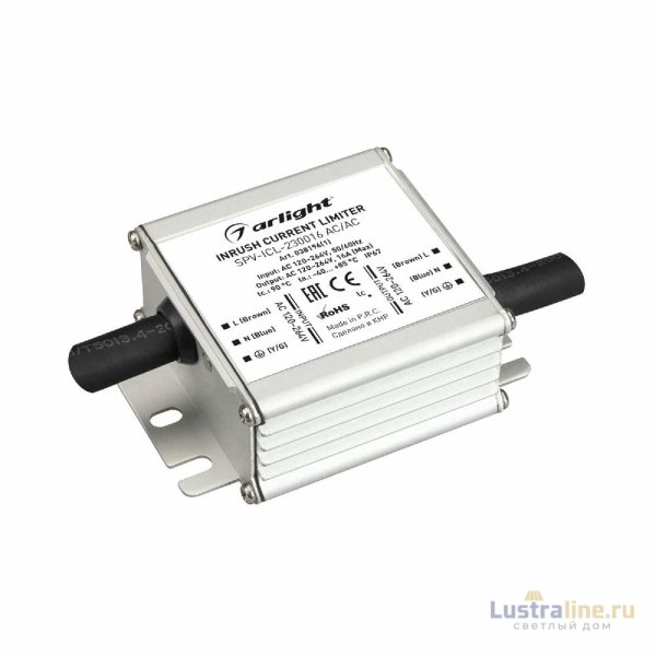 Ограничитель пускового тока Arlight SPV-ICL-230016 AC/AC (120-264V, 16A) 038196(1)