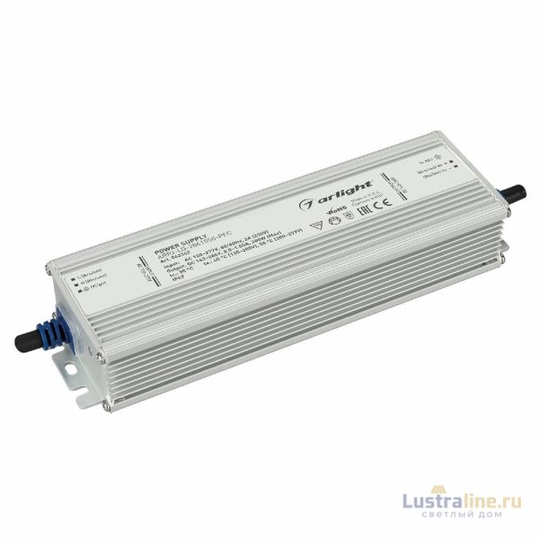 Блок питания Arlight ARPJ-LG-2861050-PFC (200W, 143-286V, 0.5-1.05A, IP67) 043362