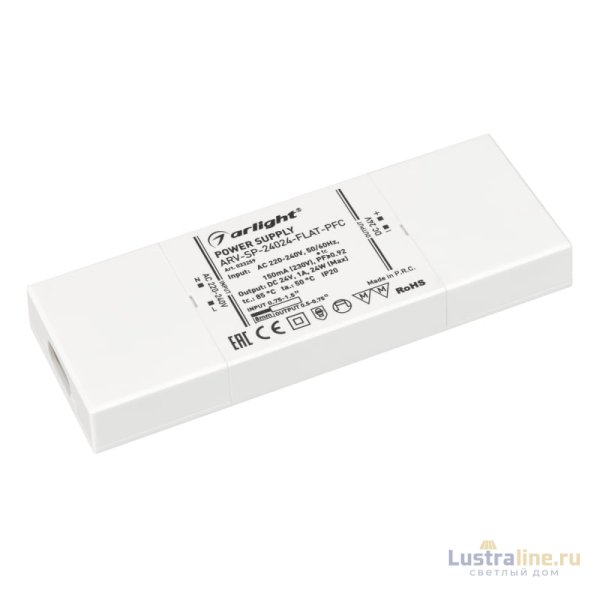 Блок питания Arlight ARV-SP-24024-Flat-PFC (24V, 1A, 24W) 033259