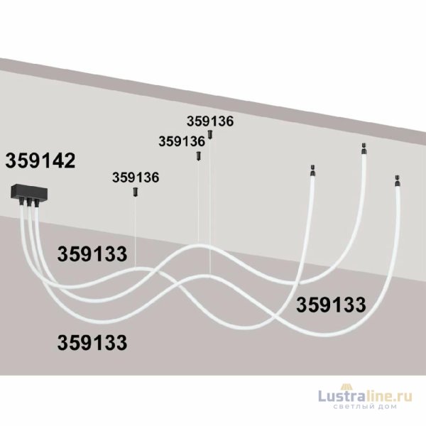 База для накладного монтажа светильников 359128-359133 Novotech Ramo 359142