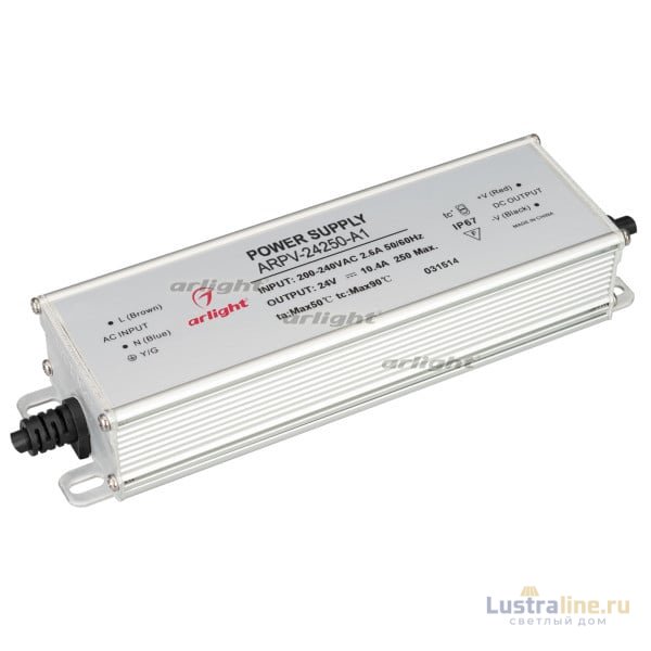 Блок питания Arlight ARPV-24250-A1 24V 250W IP67 10.4A 031514