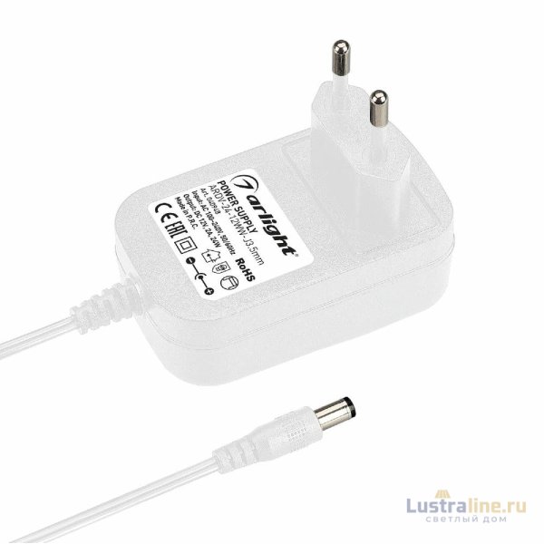 Блок питания Arlight ARDV-24-12WW-J3.5mm (12V, 2A, 24W) 040948 Блок питания Arlight ARDV-24-12WW-J3.5mm (12V, 2A, 24W) 040948