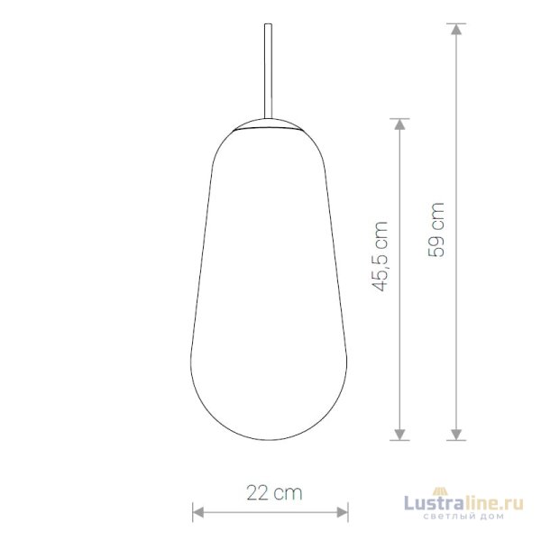 Плафон Nowodvorski Cameleon Pear L 8532