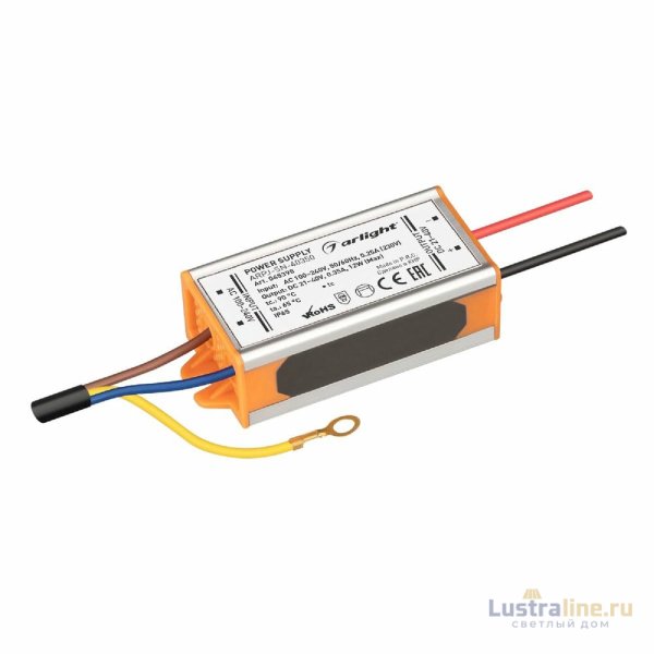 Блок питания Arlight ARPJ-SN-40350 (12W, 21-40V, 350mA, IP65) 045398