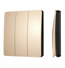 Кнопочная панель Arlight KINETIC-801-22-3G-WP-SUF Gold (No battery, IP67, 433Mhz) 051677