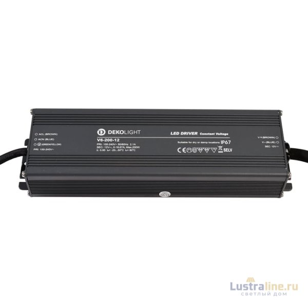 Блок питания Deko-Light 200Вт 100-240В IP67 872088