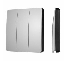 Кнопочная панель Arlight KINETIC-801-22-3G-WP-SUF Silver (No battery, IP67, 433Mhz) 051683