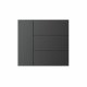 Накладка панели Arlight KNX-23-4G-SUF Dark Grey (Backlightless) 052879