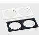 Двойная рамка Italline IT08-8038 black