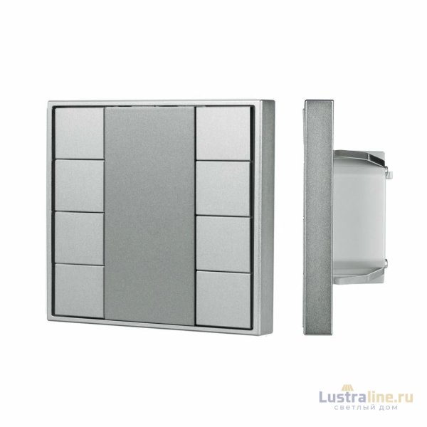 Кнопочная панель Arlight DALI-201-23-8K-D2-IN Silver (BUS, Frame) 048224