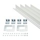 Рамка для встраиваемой установки панелей Arlight BX3012 White 027833