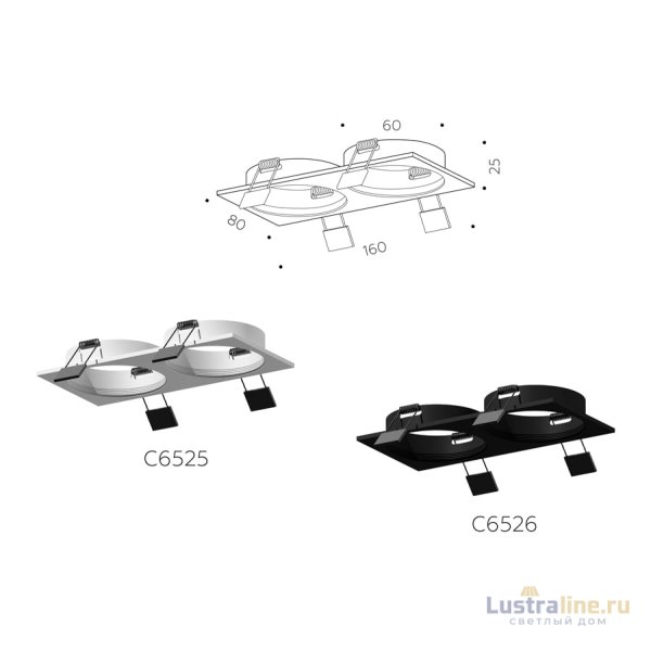 Корпус светильника Ambrella Light DIY Spot C6526 Корпус светильника Ambrella Light DIY Spot C6526