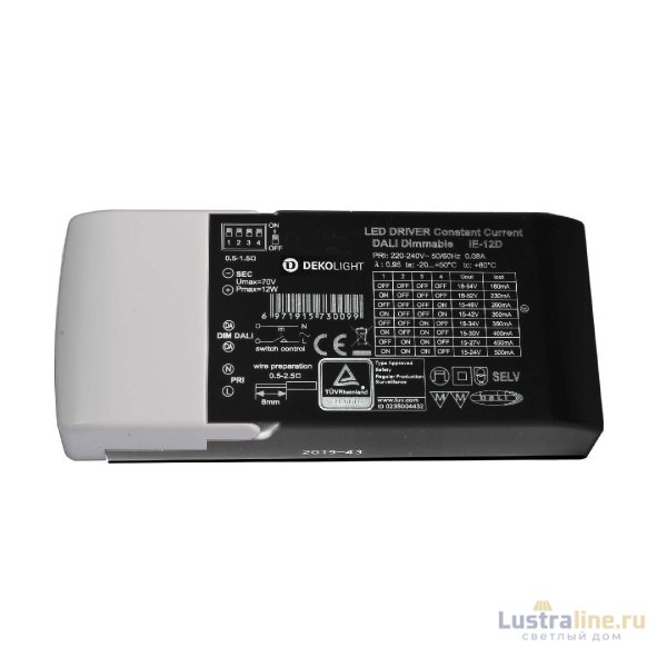 Блок питания Deko-Light Power supply 12Вт 220-240В IP20 862190