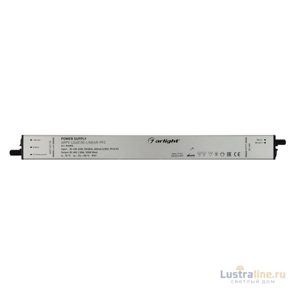 Блок питания Arlight ARPV-LG48100-LINEAR-PFC (48V, 2.08A, 100W) 034894
