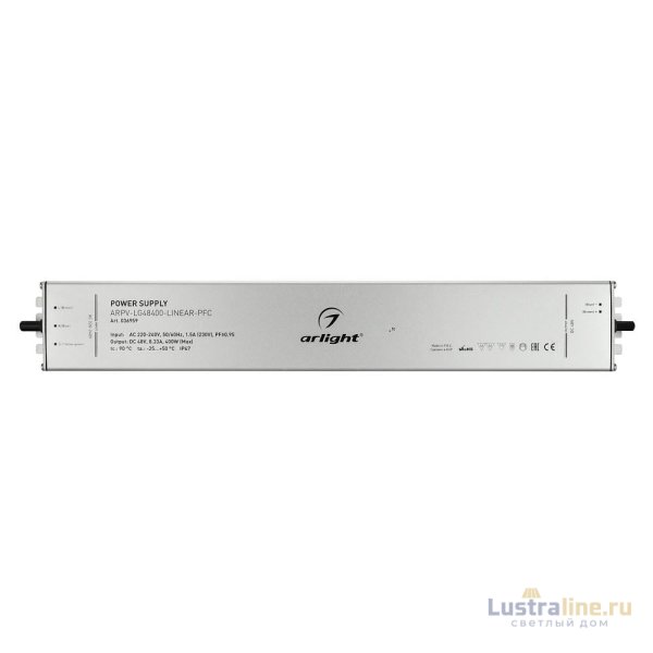 Блок питания Arlight ARPV-LG48400-LINEAR-PFC 48V 8.33A 400W 036959