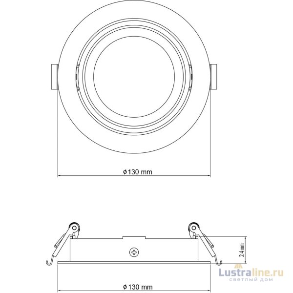 Поворотное монтажное кольцо Deko-Light 930091