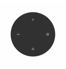 Пульт Arlight SMART-801-22-4G-4SC-SH Black (3V, Magnet, 2.4G) 046481
