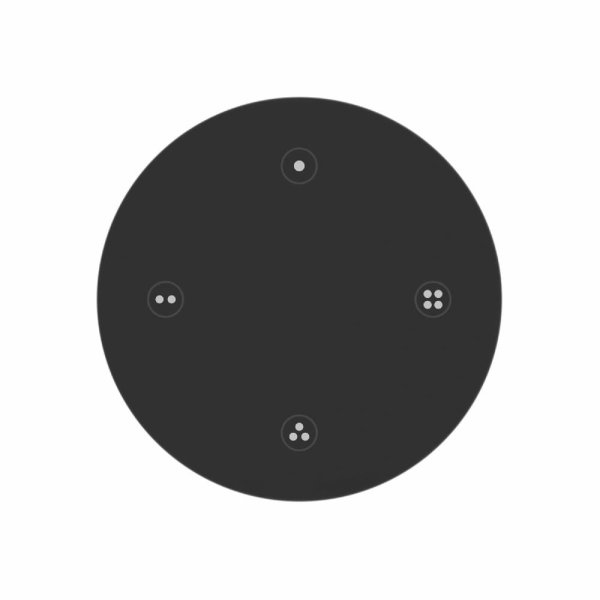 Пульт Arlight SMART-801-22-4G-4SC-SH Black (3V, Magnet, 2.4G) 046481