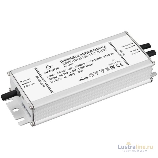 Блок питания Arlight ARPV-UH24150-PFC-0-10V (24V, 6.3A, 150W) 024277