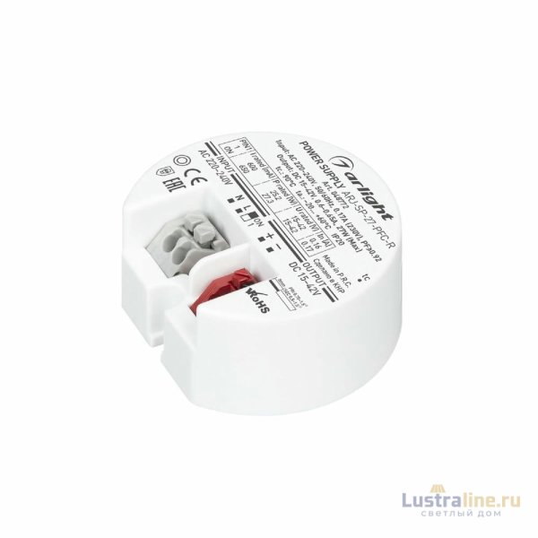 Блок питания Arlight ARJ-SP-27-PFC-R (27W, 15-42V, 0.6-0.65A) 048772