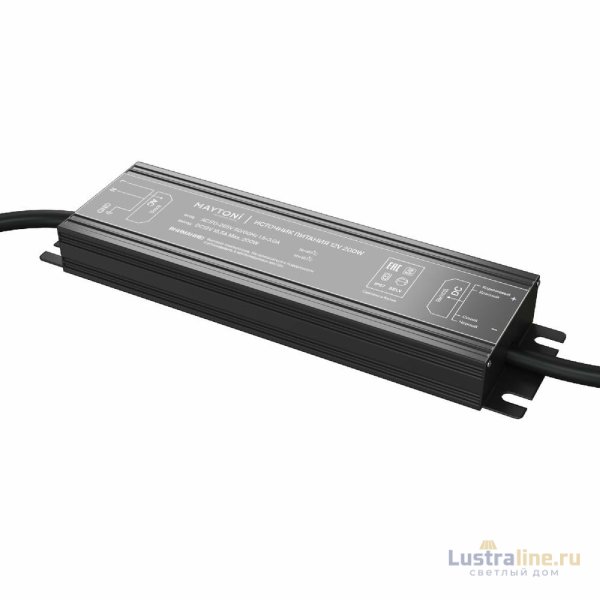 Блок питания Maytoni Technical 12В 200Вт IP67 020208 Блок питания Maytoni Technical 12В 200Вт IP67 020208