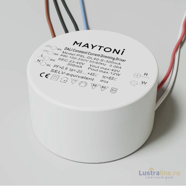 Блок питания Maytoni 12Вт IP54 Dali PSL-DL40-S-300mA Блок питания Maytoni 12Вт IP54 Dali PSL-DL40-S-300mA