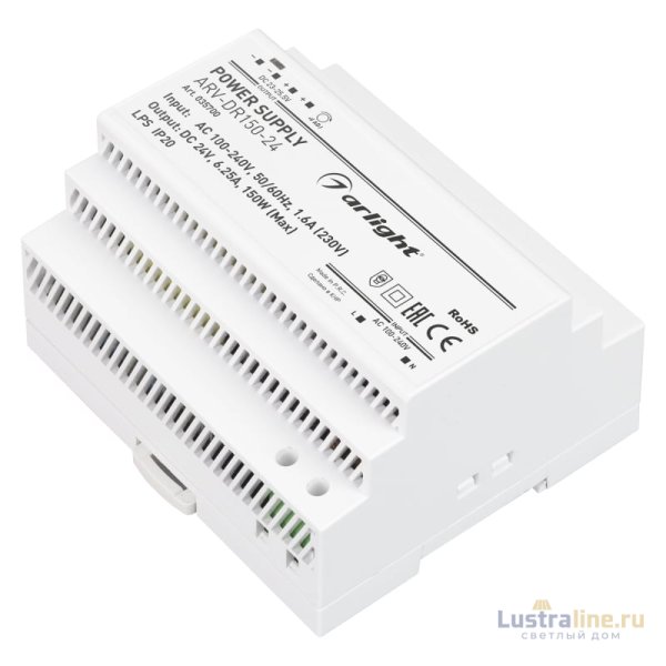 Блок питания Arlight ARV-DR150-24 (24V, 6.25A, 150W) 035700