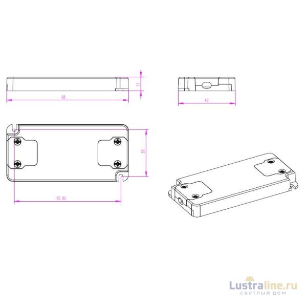 Блок питания Deko-Light Power supply 6Вт 220-240В IP20 862048