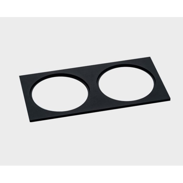 Двойная рамка Italline IT08-8038 black