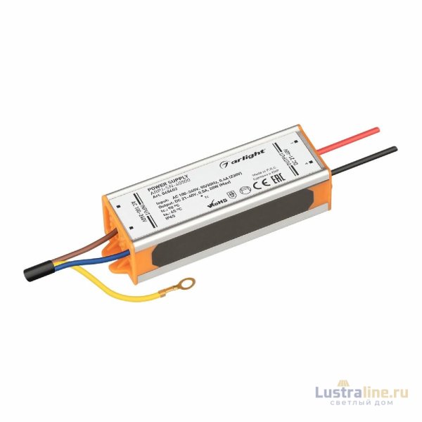 Блок питания Arlight ARPJ-SN-40500 (20W, 21-40V, 500mA, IP65) 045402