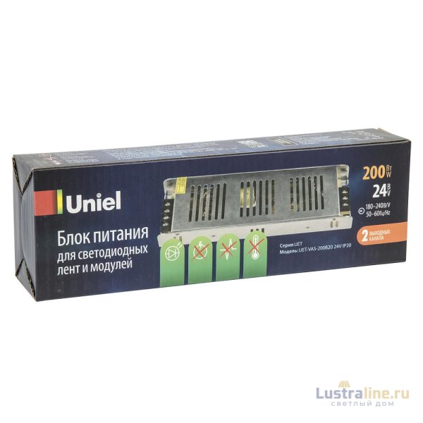 Блок питания Uniel UET-VAS-200B20 24V IP20 UL-00002433