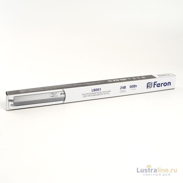 Трансформатор для светодиодной ленты Feron LB001 60Вт 24В IP20 48014