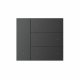 Накладка панели Arlight KNX-23-4G-SUF Dark Grey (Backlight) 051087