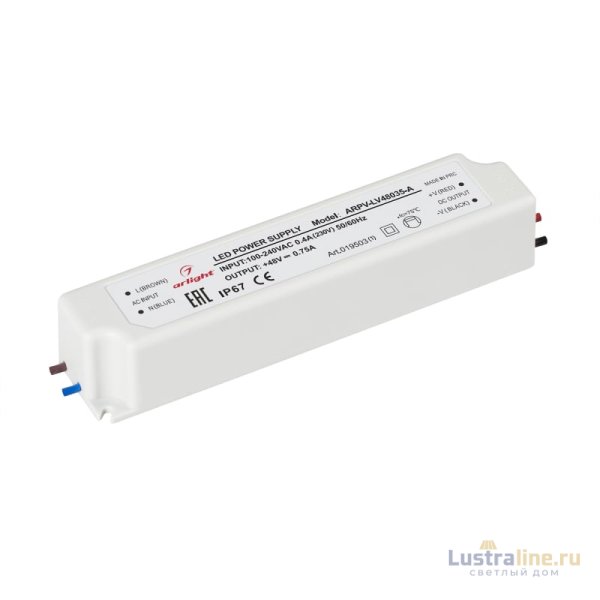 Блок питания Arlight ARPV-LV48035-A (48V, 0.8A, 36W) 019503(1)
