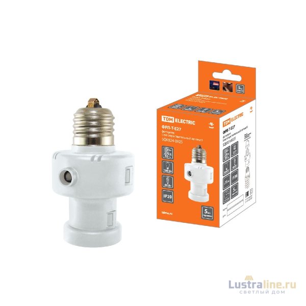 Фотореле TDM Electric ФРЛ-Т-Е27 SQ0324-0025