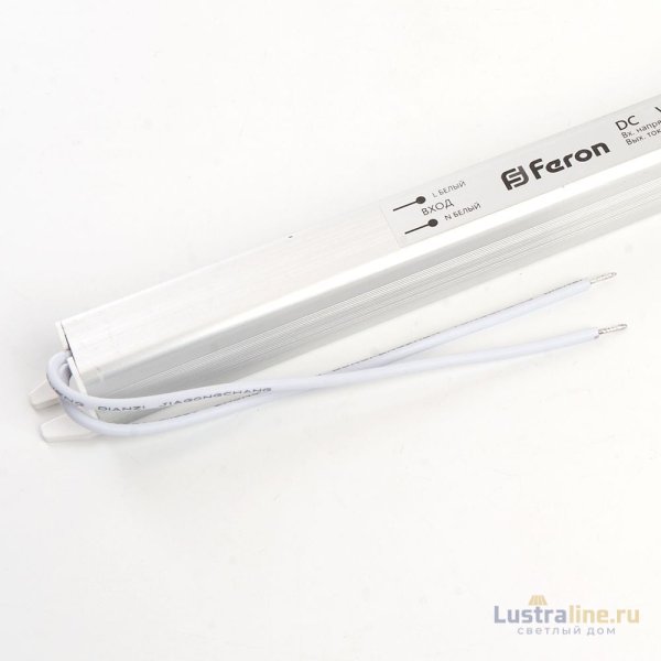 Трансформатор для светодиодной ленты Feron LB001 60Вт 24В IP20 48014