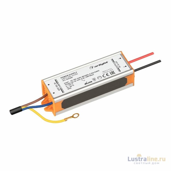 Блок питания Arlight ARPJ-SN-63300 (18W, 34-63V, 300mA, IP65) 045400
