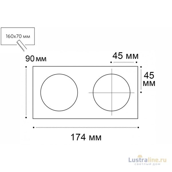 Рамка Italline IT06-6022 white