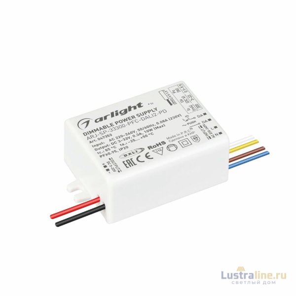 Блок питания Arlight ARJ-SP-33300-PFC-DALI2-PD (10W, 3-33V, 300mA) 047353
