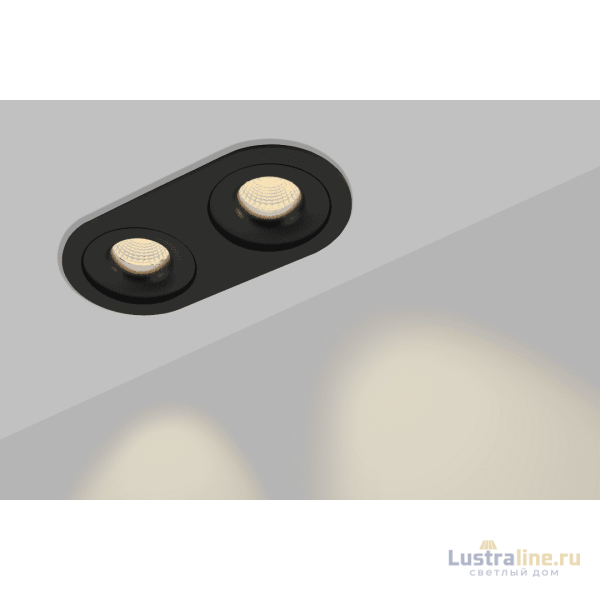 Корпус встраиваемого светильника SWG COMBO-2R2-BL 004161